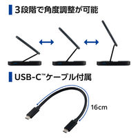 Qi2 スタンド付き ドッキングステーション 4in1 ハブ PD 急速充電 グレー DST-Q040BPGY エレコム 1個（直送品）