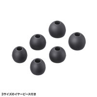 サンワサプライ USB TypeーCイヤホンマイク MM-HSTC04BK 1個