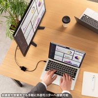 サンワサプライ USB Type CーHDMI変換アダプタ(4K/60Hz/HDR) AD-ALCHDR04TK 1個