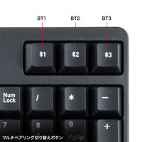 サンワサプライ Bluetoothキーボード SKB-BT40BK 1個
