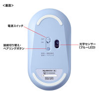 サンワサプライ 静音Bluetoothマウス MA-BBS333BL 1個