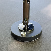 MagSafe対応 車載ホルダー ダッシュボード用 粘着固定 ロングアーム ブラック MagSafe非対応機種・ケースも使える 六角レンチ付（直送品）