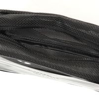 CLEARMESHハンドルポーチ ブラック LAKOLE/ラコレ