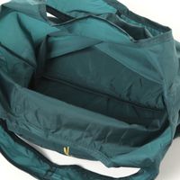 FLOWERポーチ付きエコバッグ グリーン LAKOLE/ラコレ