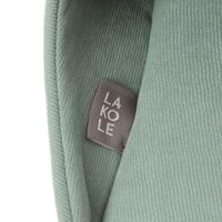 FLOWER刺繍スリッパ グリーン LAKOLE/ラコレ