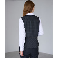 ボンマックス ベスト グレイ×ブラウン 7号 AV1297 AV1297-32-7G 1着（直送品）