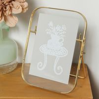 ガラスフォトフレームL版 ゴールド studio CLIP