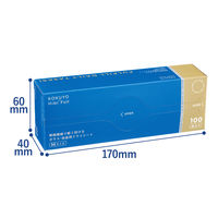 コクヨ 微細繊維で軽く拭けるガラス・液晶用ドライシート Mサイズ 100枚入 ヒビフル KHF-CG122 1箱(100枚)