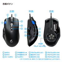 センチュリー RGB ゲーミングマウス MB CRC-GMRGB03 1個