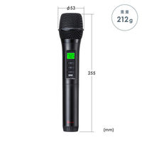 サンワサプライ  ワイヤレスマイク（MM-SPAMP21用・Bタイプ） MM-SPHMW7B（直送品）