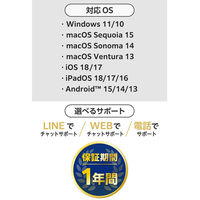 SSD 外付け 500GB USB3.2 Gen2x2 IP55 防塵防滴 ブラック ESD-EHB0500GBK エレコム 1個（直送品）