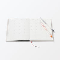 無印良品 月曜始まりマンスリースケジュール帳 ２０２５年１２月始まり Ｂ６ ホワイトグレー 良品計画