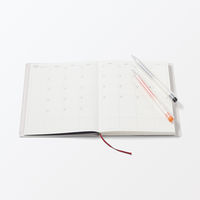 無印良品 月曜始まりマンスリー ウィークリースケジュール帳 ２０２５年１２月始まり Ｂ６ ホワイトグレー 良品計画