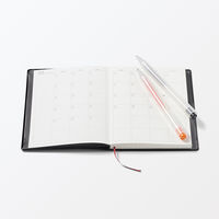 無印良品 月曜始まりマンスリー ウィークリースケジュール帳 ２０２５年１２月始まり Ａ６ ダークグレー 良品計画