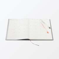 無印良品 月曜始まりマンスリー ウィークリースケジュール帳 ２０２５年１２月始まり Ｂ５ グレー 六輝 祝日 月齢なし 良品計画