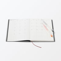 無印良品 月曜始まりバーチカルスケジュール帳 ２０２５年１２月始まり Ａ５ 黒 マンスリー ウィークリ― 良品計画