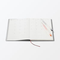 無印良品 月曜始まりマンスリー ウィークリースケジュール帳 ２０２５年１２月始まり Ａ５ グレー 六輝 祝日 月齢なし 良品計画