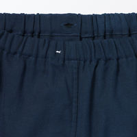 無印良品 レディース 婦人 脇に縫い目のない 二重ガーゼ長袖パジャマ 婦人Ｍ ダークネイビー 良品計画