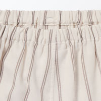 無印良品 レディース 婦人 脇に縫い目のない 二重ガーゼ長袖パジャマ 婦人Ｍ サンドベージュストライプ 良品計画