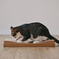 無印良品 ダンボール 爪とぎベッド 約幅６０×奥行２８×高さ７．５ｃｍ 良品計画