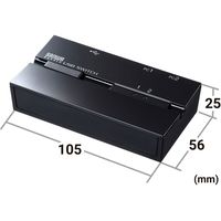 サンワサプライ 磁石付きUSB2.0手動切替器(2回路) SW-US22MG 1個