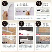 菊池襖紙工場 貼ってはがせてのり残りしない壁紙 無地 パール 45cm×2.5m巻き JK4527-3 1梱包（3本入）（直送品）