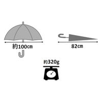 共栄工業 POE デザインビニールジャンプ傘 60cm チェック＆星＆ドット柄 12本アソートセット 40116-S 1箱（直送品）