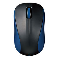 Bluetoothマウス 静音/抗菌/3ボタン/IR Red/Sサイズ/ブルー M-BY10BRSKBU 1個 エレコム