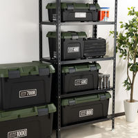 JEJアステージ アクティブストッカー400X（耐荷重80Kg） ブラックグリーン1個