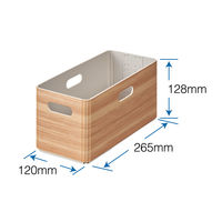 キングジム スタッキングユニットボックスS キーニ 木目調 ナチュラル KW1012ナチ 1個