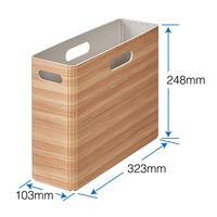 キングジム ボックスファイル キーニ 木目調 ナチュラル KW4033ナチ 3個