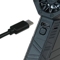 ナカバヤシ 電動エアダスター JET Turbo mini 充電式 ブラック DAD-601BK 1個