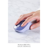 ワイヤレスマウス 静音 Bluetooth 無線(USB) 両対応 4ボタン ブルー M-MY20MBSXBU エレコム 1個（直送品）