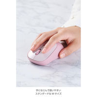 ワイヤレスマウス 静音 Bluetooth 無線(USB) 両対応 4ボタン ピンク M-MY20MBSXPN エレコム 1個（直送品）