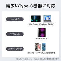 サンワサプライ USB TypeーC ドッキングステーション USB-DKM8S 1個