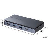 サンワサプライ ドッキングステーション(HDMI×2画面出力・LAN端子なし) USB-CVDK17 1個