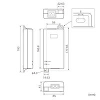 サンワサプライ PoEインジェクター(電源内蔵・IEEE802.3bt(75W)対応) LAN-GIHINJ6 1個