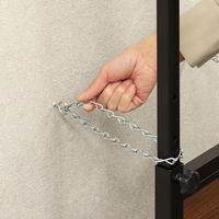 MOJYU 自転車スタンド レック 1台用 ブラック/ブラウン木目 BCD-001 1台（直送品）