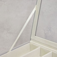 MOJYU ジュエリーボックス アシャ 2段 グレージュ JWB-016 1台（直送品）