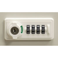 MOJYU バルトロ 宅配ボックス付ポスト グレージュ/ホワイト木目 1台（直送品）