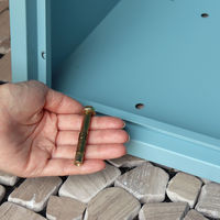 MOJYU ロレッタ 宅配ボックス付ポスト アザーブルー 1台（直送品）