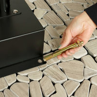 MOJYU アロン スタンドポスト フォレストグリーン 1台（直送品）