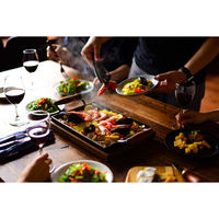 オークス 鉄板 大 IH対応 鉄製 角蓋付き 大人の鉄板 日本製 379127 1個（直送品）