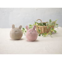 ウェーブ おもちゃ コロコロボール スマイリーラビット ベビー ブラウン 473346 1個（直送品）