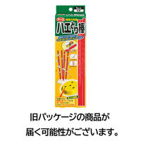 ハエとり棒 ハエ取り コバエ取り 捕獲器 誘引剤 粘着棒 粘着剤 駆除 退治 対策 止まり木効果 1個（4本入） アース製薬