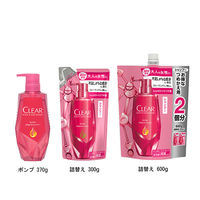 クリア(CLEAR) モイスト スカルプシャンプー 詰め替え 300g 4個