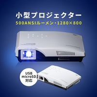 サンワサプライ 小型プロジェクター 400-PRJ027 1台（直送品）