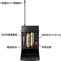 サンワサプライ ワイヤレスピンマイク MM-SPAMP8WPM 1個（直送品）