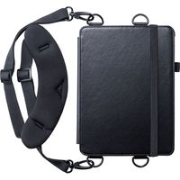 サンワサプライ iPad Air 2020 スタンド機能付きショルダーベルトケース PDA-IPAD1712BK 1個