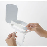 tower（タワー） 蓋付きポリ袋エコホルダー ホワイト 1個 山崎実業